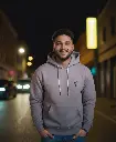 sudadera gris degradado
