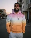 SUDADERA DEGRADADO TRES COLORES