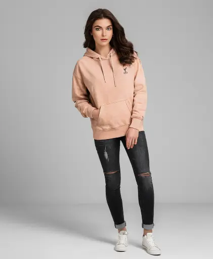 SUDADERA MELON MINERAL WASH
