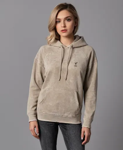 SUDADERA CAFÉ MINERAL WASH